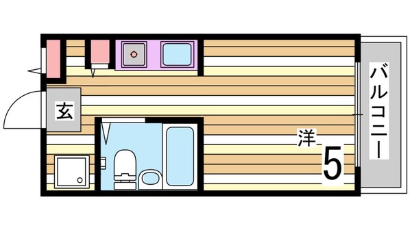 カサベラ岡本の物件間取画像